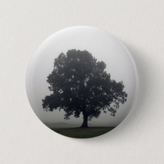 Foggy Tree 6 Cm Round Badge