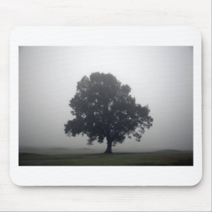 Foggy Tree Mouse Pad