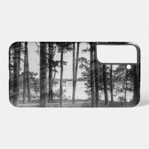 Foggy Trees At Table Rock Grayscale Samsung Case