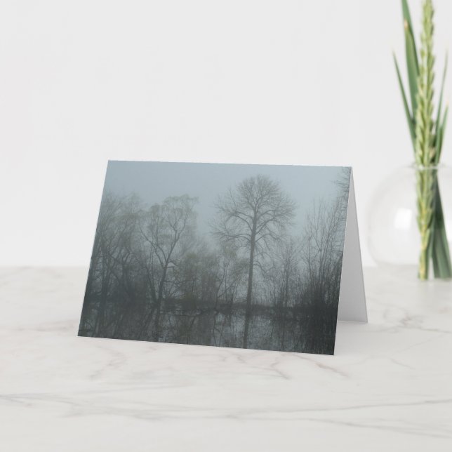 Foggy Trees Card (Front)