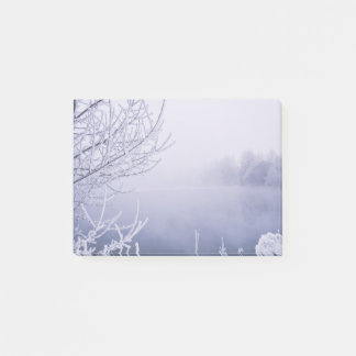 Foggy Winter Day by the River Post-it Notes