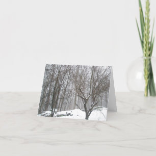 Foggy Winter Day Note Card