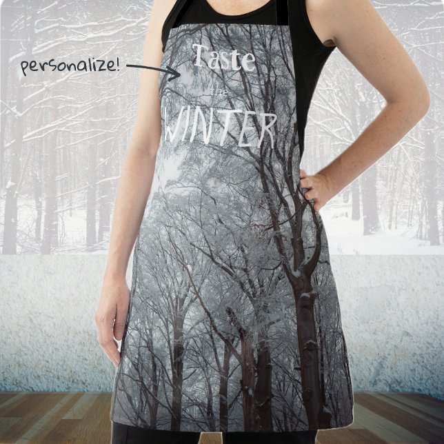 Foggy Winter Forest Apron (Creator Uploaded)