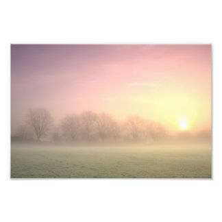 Foggy Winter Sunrise (6598) Photo Print
