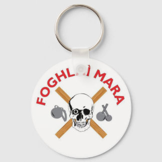 Foghlai Mara Keychain, White Key Ring