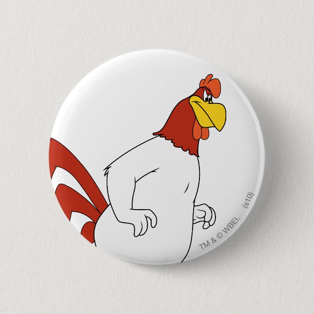Foghorn Leghorn 6 Cm Round Badge (Front)