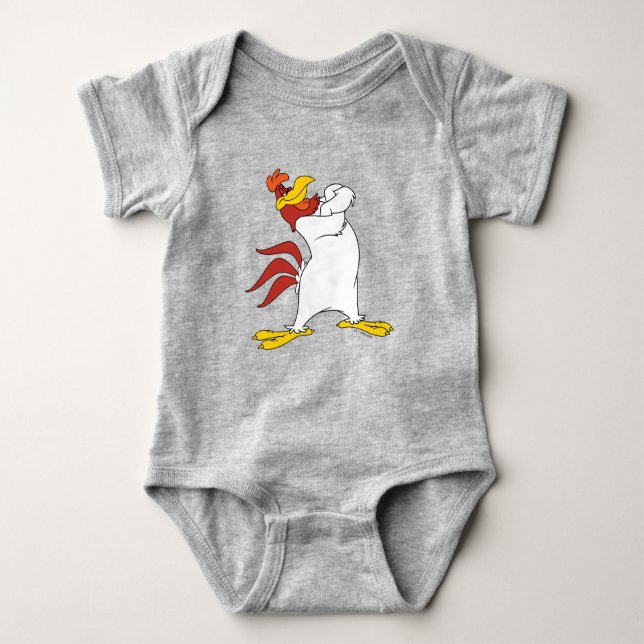 Foghorn Leghorn Arms Crossed Baby Bodysuit (Front)