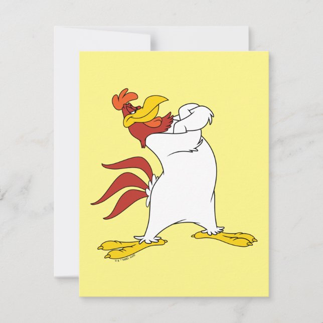 Foghorn Leghorn Arms Crossed Card (Front)