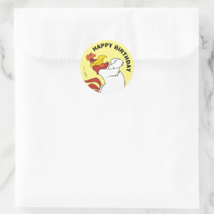 Foghorn Leghorn Arms Crossed Classic Round Sticker
