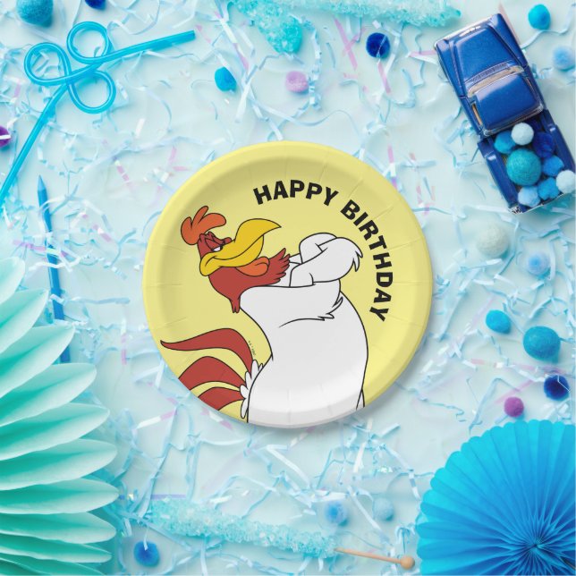 Foghorn Leghorn Arms Crossed Paper Plate (Party)