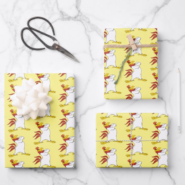 Foghorn Leghorn Arms Crossed Wrapping Paper Sheet (Front)