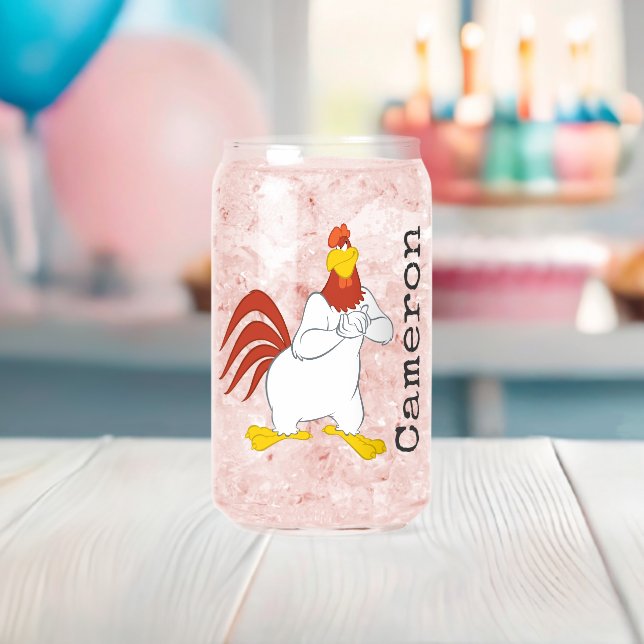Foghorn Leghorn | Mischievous Stare Can Glass (Insitu (Baby Shower))