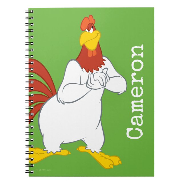 Foghorn Leghorn | Mischievous Stare Spiral Notebook (Front)