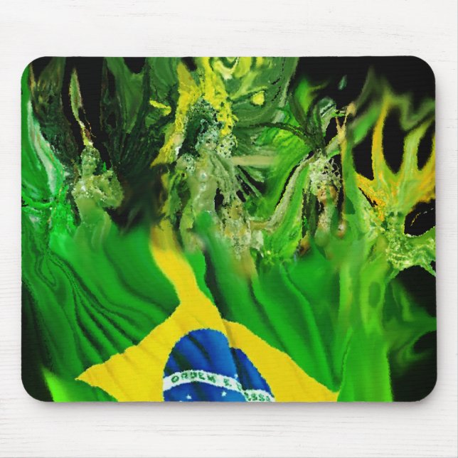 Fogo de Brasil Mouse Pad (Front)