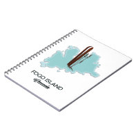 Fogo island Canada map poster