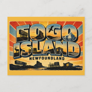 Fogo Island Newfoundland Island Escape Postcard