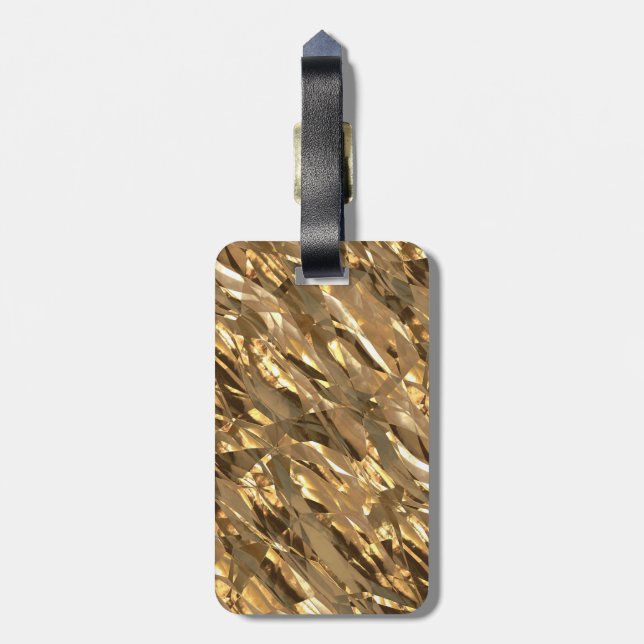 Foil 1 Luggage Tags (Back Vertical)
