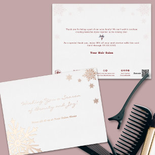 Foil Accents Season of Beauty & Joy Holiday Card