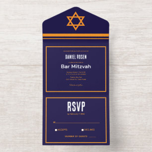 Foil All in One Invitation