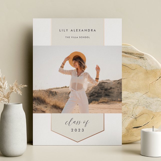 Foil Banner | Photo Graduation Announcement (Creator Uploaded)