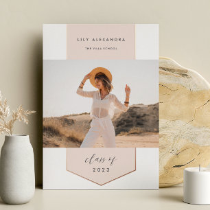 Foil Banner   Photo Graduation Announcement