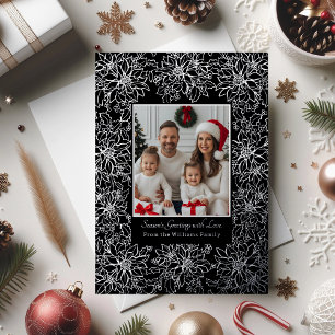 Foil Christmas Card Template Photos Poin