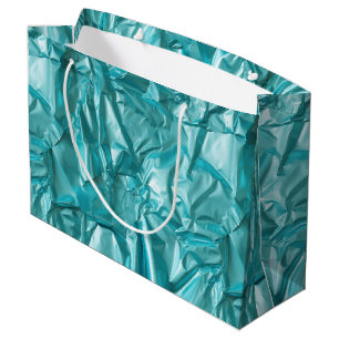 Foil Crinkle Pattern Large Gift Bag