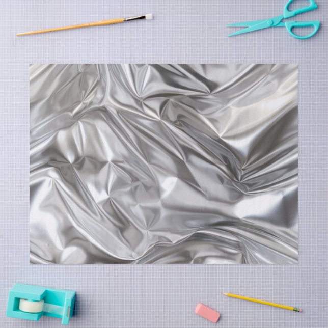 Foil Crinkle Pattern Tissue Paper (Craft)