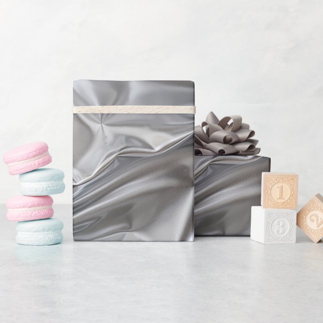 Foil Crinkle Pattern Wrapping Paper (Baby Shower)