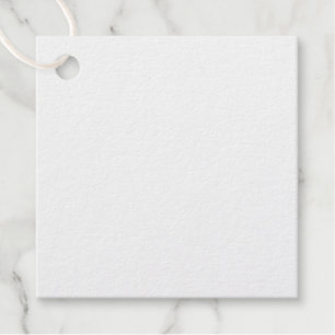 Foil Favour Tag