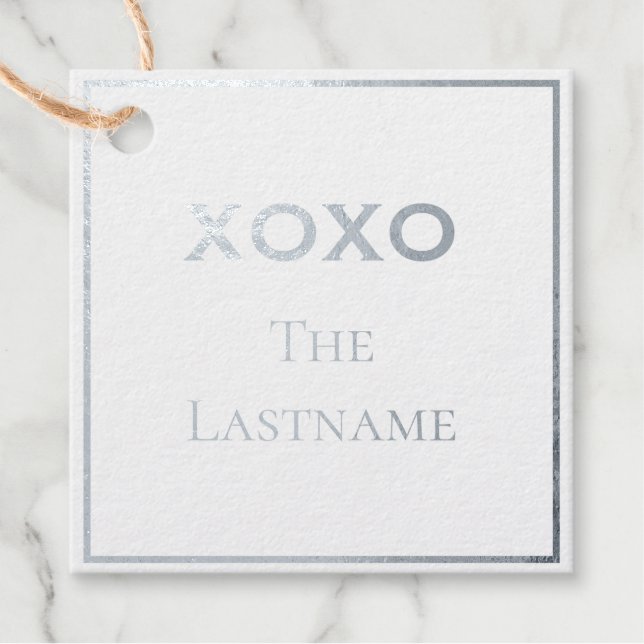 Foil Favour Tag (Front)