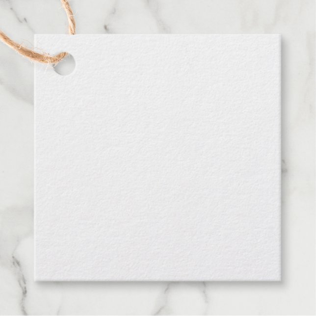 Foil Favour Tag (Front)