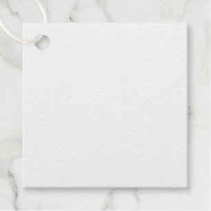 Foil Favour Tag