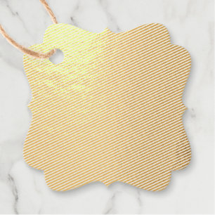 Foil Favour Tag