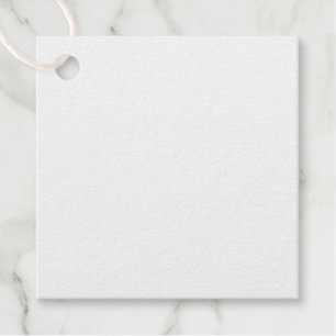 Foil Favour Tag