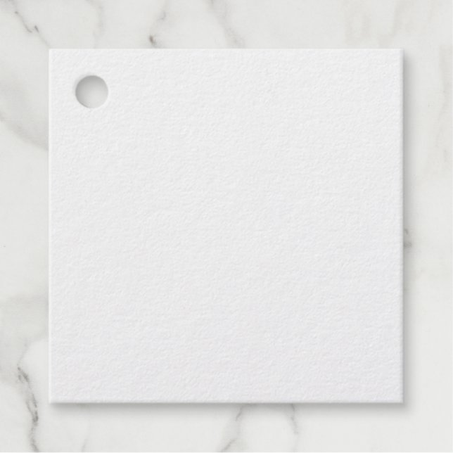 Foil Favour Tag (Front)