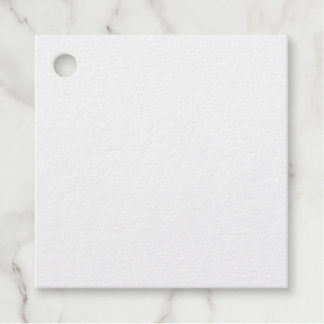 Foil Favour Tag
