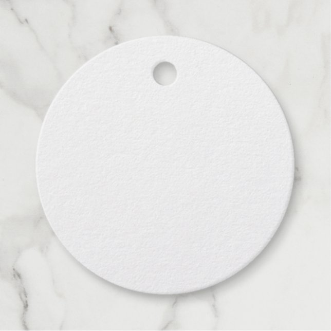 Foil Favour Tag (Front)