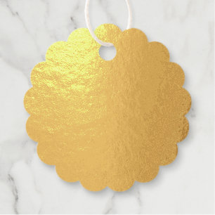 Foil Favour Tag