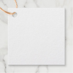 Foil Favour Tag