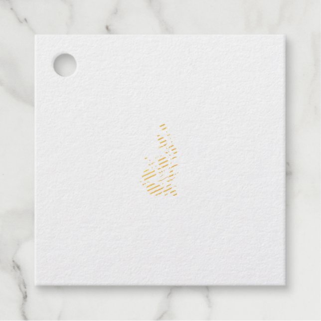 Foil Favour Tag (Front)