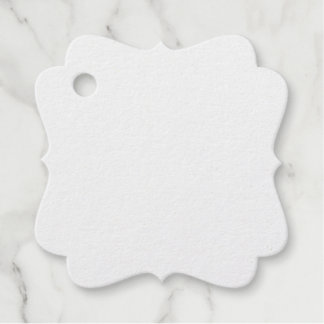Foil Favour Tag