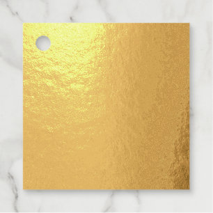 Foil Favour Tag