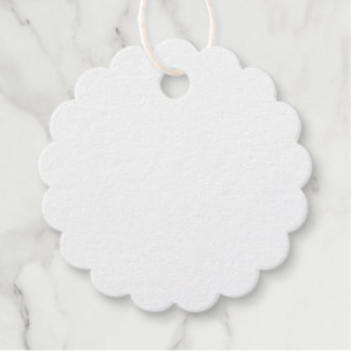 Foil Favour Tag