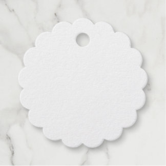 Foil Favour Tag