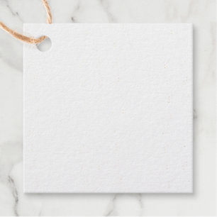 Foil Favour Tag