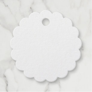 Foil Favour Tag
