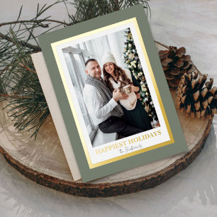 Foil Framed Holiday Photo