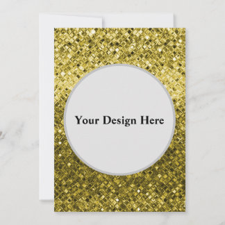 Foil Gold Personalised Invitation