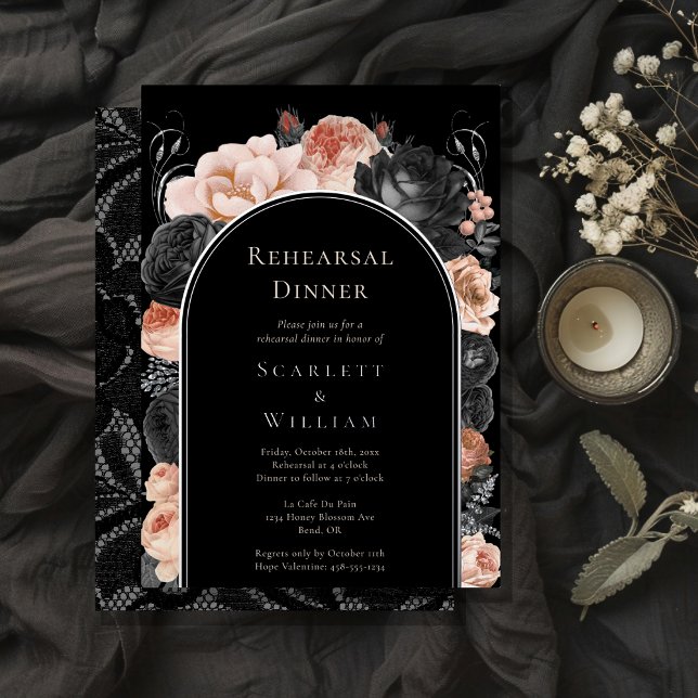 FOIL Gothic Vintage Arch Wedding Rehearsal Dinner (Creator Uploaded)